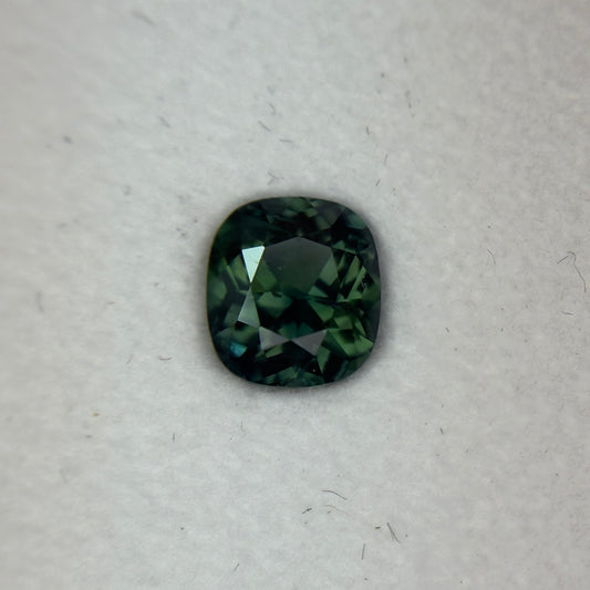 Natural Teal Sapphire | Cushion in shape with Excellent Cut-Grade