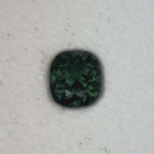 Natural Teal Sapphire | Cushion in shape with Excellent Cut-Grade